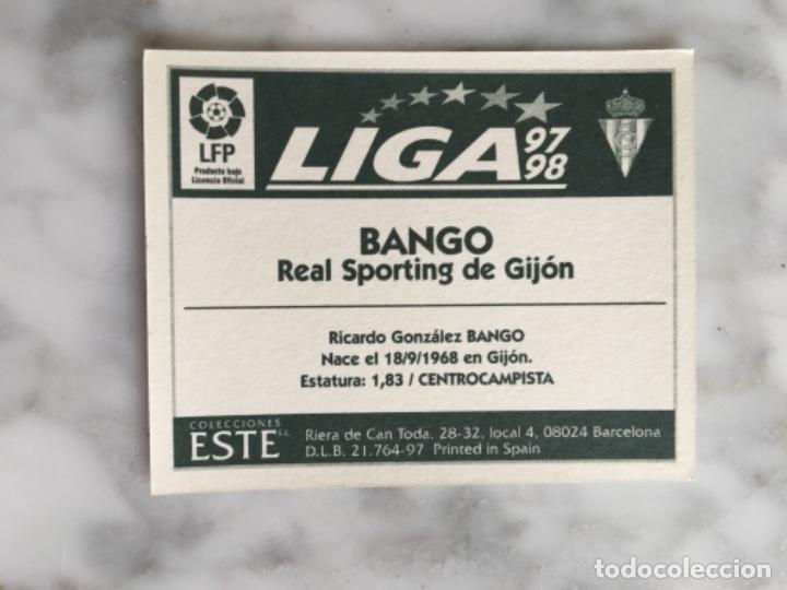 Cromos de f&uacute;tbol: Este 97-98 Bango nunca pegado - Foto 2