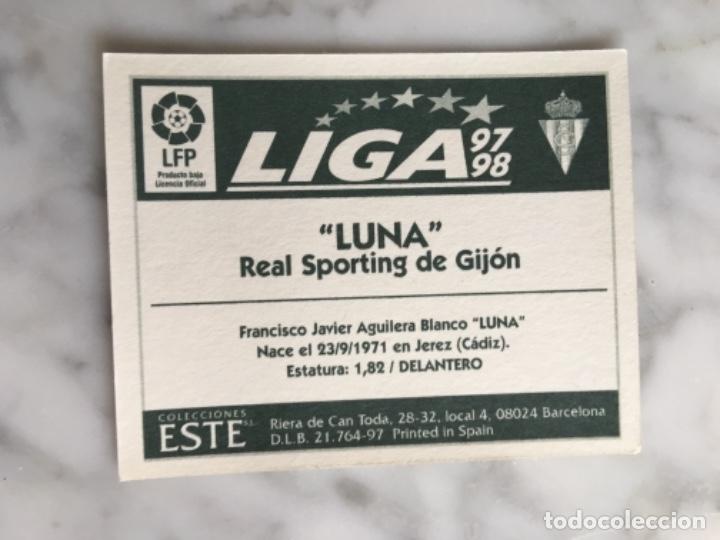 Cromos de f&uacute;tbol: Este 97-98 Luna nunca pegado - Foto 2