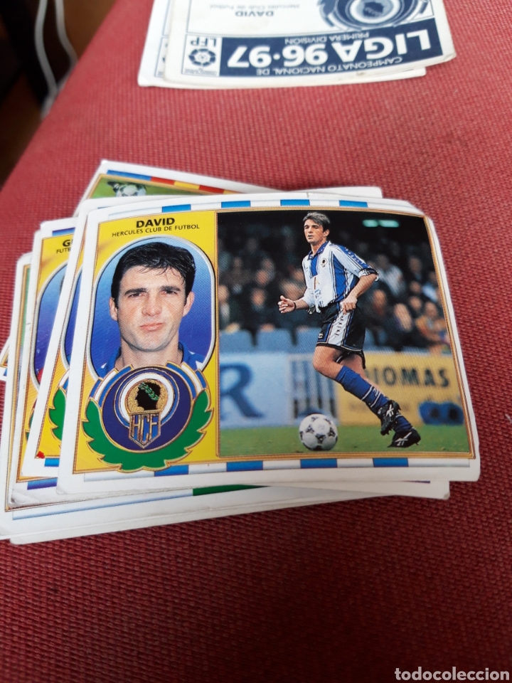 Fu&szlig;ball-Sticker: DAVID H&eacute;rcules ESTE SIN PEGAR 1996 1996 97 1997
