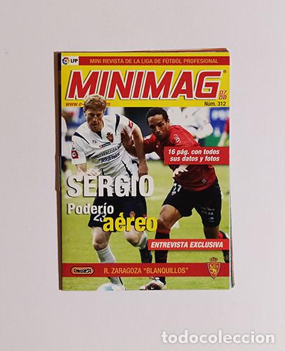 Cromos de f&uacute;tbol: Minimag 2007-2008 Sergio &ndash; R. Zaragoza - Foto 1