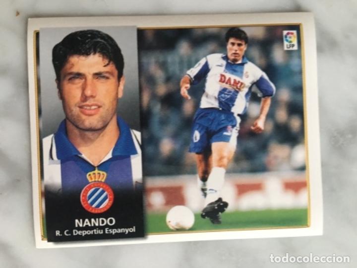 Cromos de f&uacute;tbol: Este 98-99 Nando nunca pegado - Foto 1