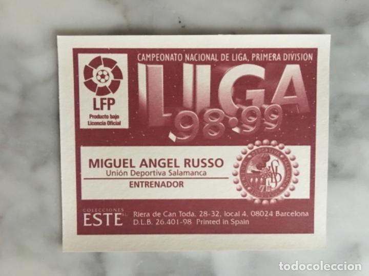 Cromos de f&uacute;tbol: Este 98-99 Russo nunca pegado - Foto 2
