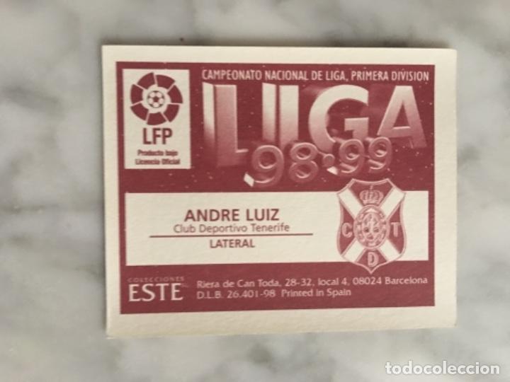 Cromos de f&uacute;tbol: Este 98-99 Andr&eacute; Luiz nunca pegado - Foto 2