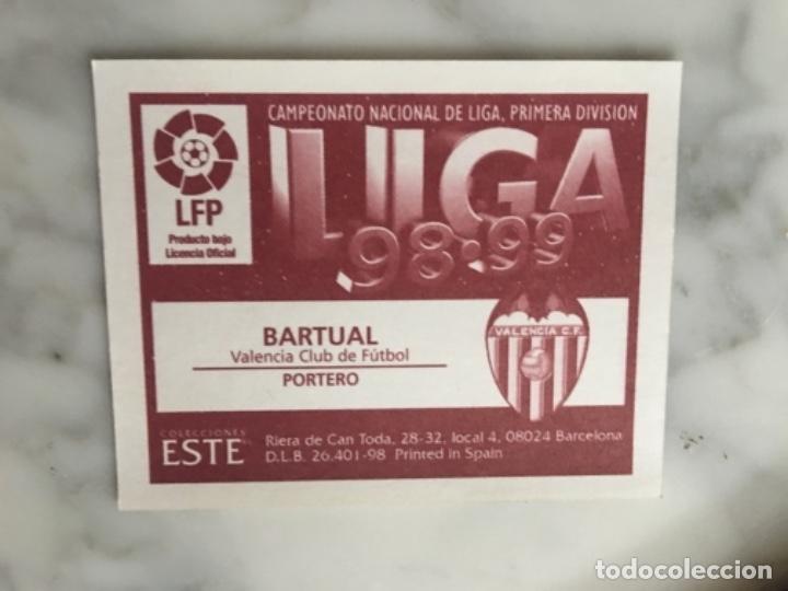 Cromos de f&uacute;tbol: Este 98-99 Bartual nunca pegado - Foto 2