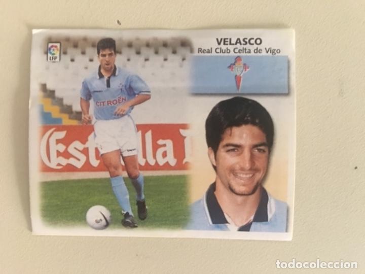 Cromos de f&uacute;tbol: Este 99-00 Velasco coloca ventanilla - Foto 1