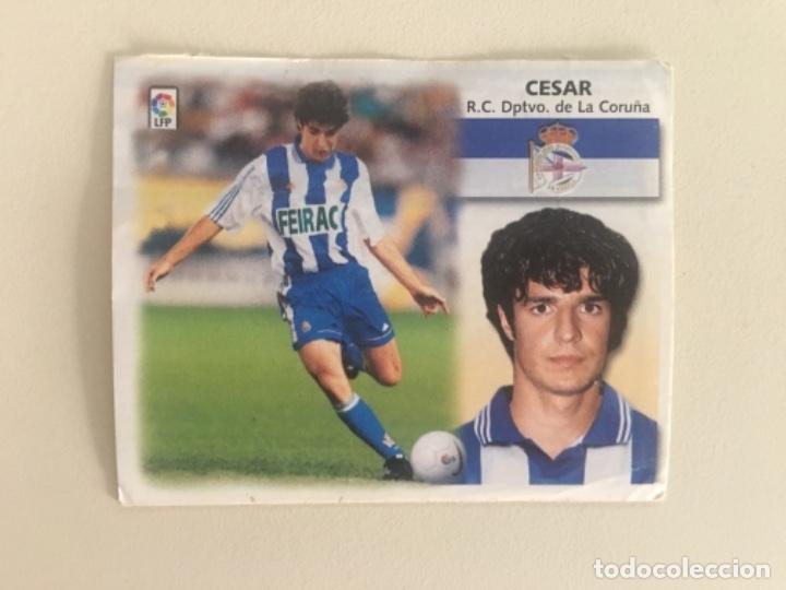Cromos de f&uacute;tbol: Este 99-00 Cesar coloca ventanilla - Foto 1