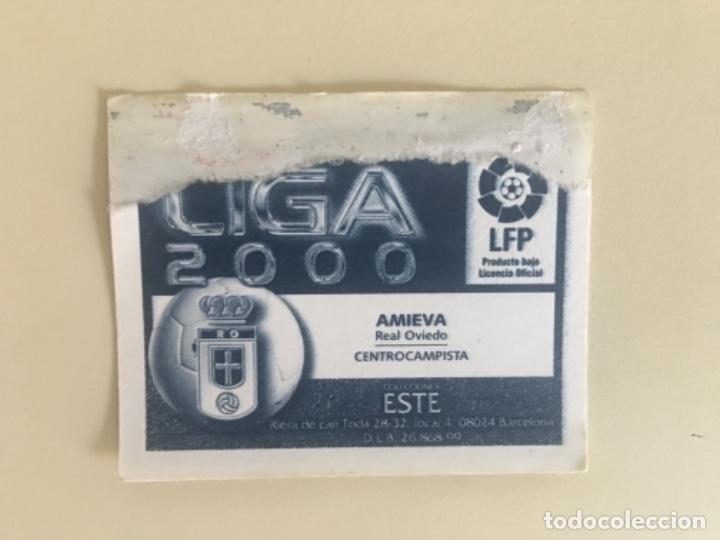 Cromos de f&uacute;tbol: Este 99-00 Amieva ventanilla - Foto 2