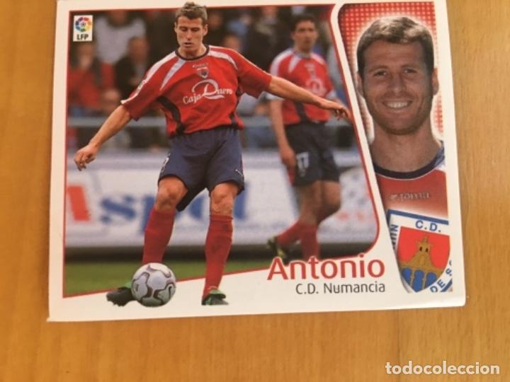 Cromos de f&uacute;tbol: Este 04-05 Antonio nunca pegado - Foto 1