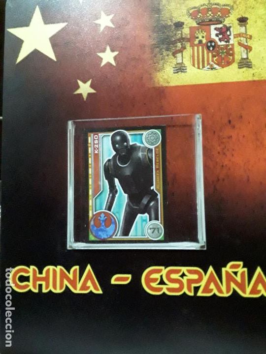 Cromos de f&uacute;tbol: STAR WARS 2017 EL CAMINO DE LOS JEDI CROMO TOPPS CARREFOUR N 28 K-2SO