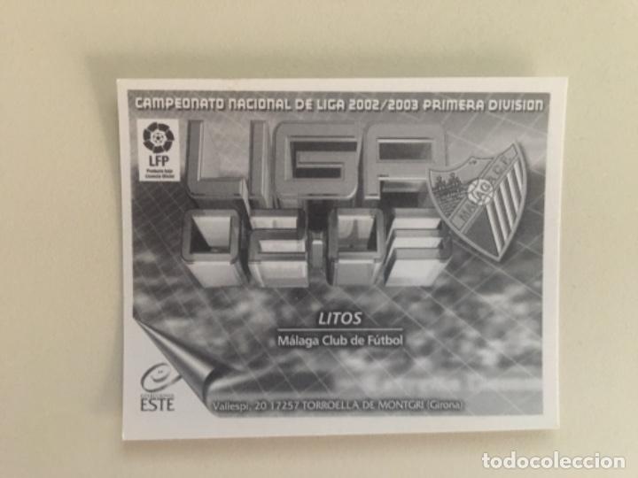 Cromos de f&uacute;tbol: Este 02-03 Litos nunca pegado - Foto 2