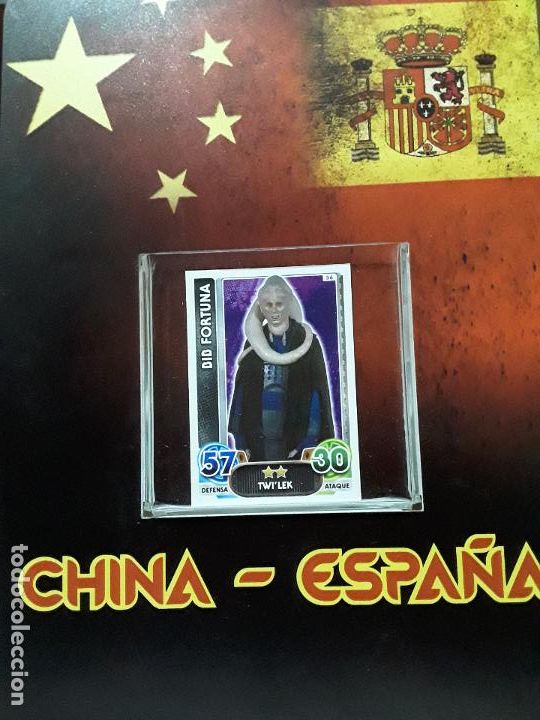 Cromos de f&uacute;tbol: STAR WARS FORCE ATTAX CROMO TOPPS N 56 MERCENARIO BIB FORTUNA