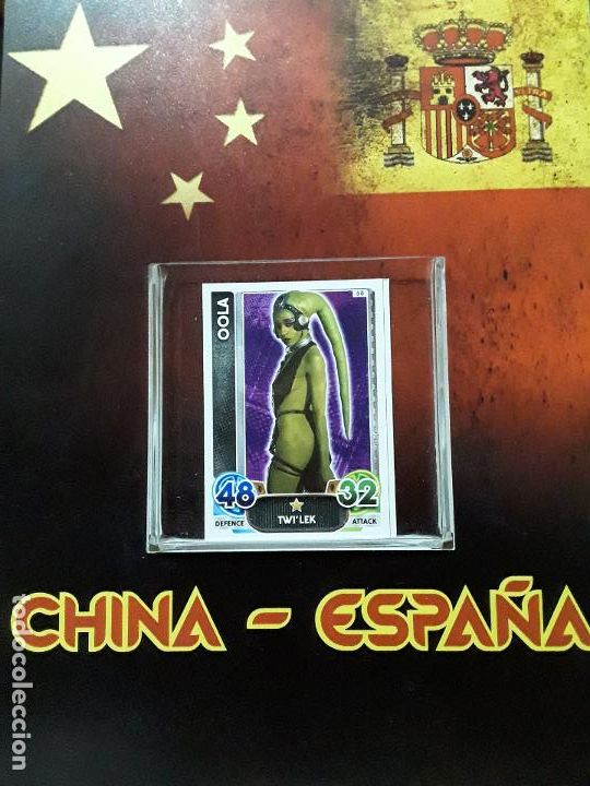 Cromos de f&uacute;tbol: STAR WARS FORCE ATTAX CROMO TOPPS N 58 MERCENARY OOLA