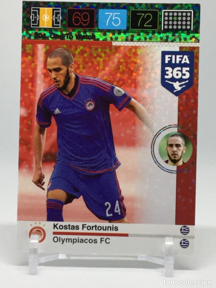 Cartes &agrave; collectionner de Football: 204 Kostas Fortounis One to Watch Olympiacos Cromos CARDS ADRENALYN XL FIFA 365 2015 2016 15 16