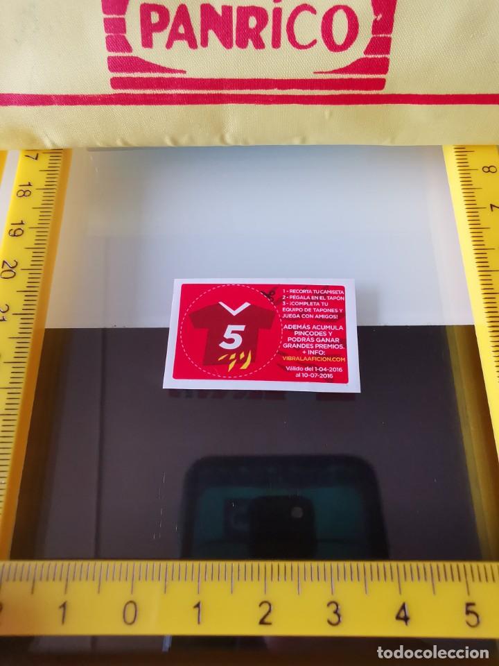 Fu&szlig;ball-Sticker: CROMO PEGATINA 5 PUNTOS COCA COLA PROMOSTAFF F&Uacute;TBOL EURO FRANCIA VIBRA LA AFICI&Oacute;N 2016