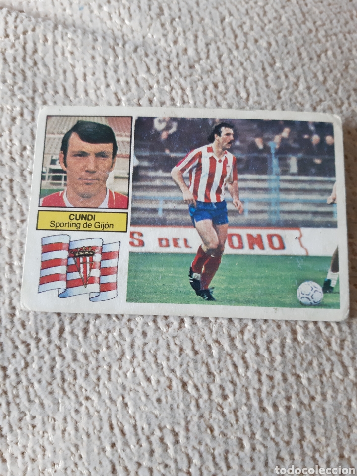 Cromos de f&uacute;tbol: EDICIONES ESTE 82 83 SPORTING GIJON CUNDI - Foto 1