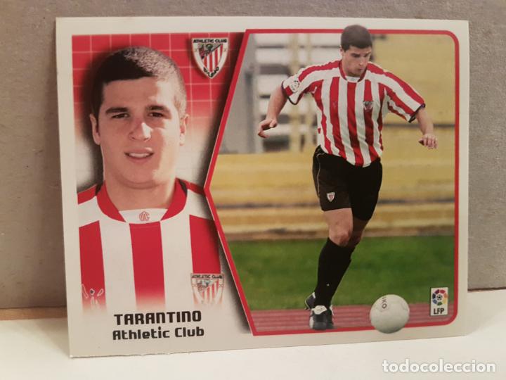 Cromos de F&uacute;tbol: cromo futbol liga 2005 2006 edicciones este athletic club tarantino ultimos fichajes numero 10