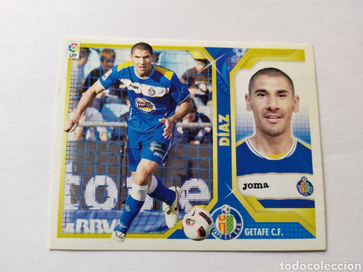 Cromos de f&uacute;tbol: Liga este 2011 2012 panini D&iacute;az n&deg; 6 Getafe - Foto 1