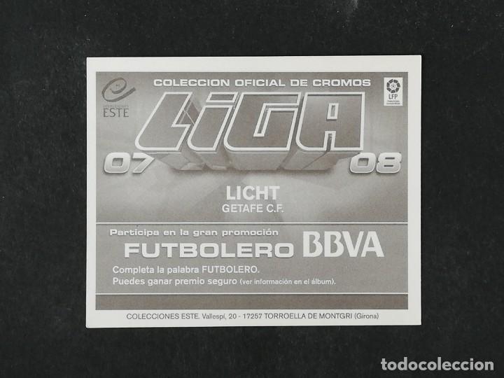 Cromos de f&uacute;tbol: GET LICHT GETAFE 2007 2008 07 08 EDICIONES ESTE SIN PEGAR - Foto 2