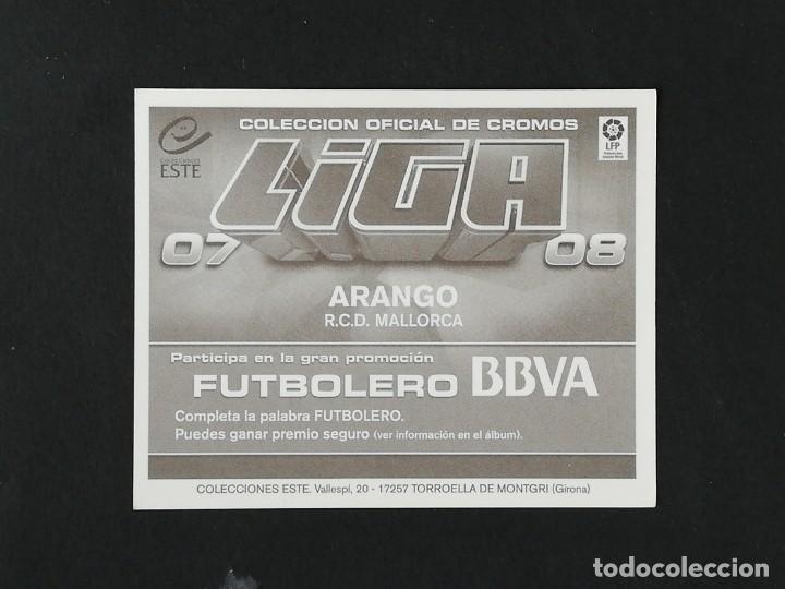 Cromos de f&uacute;tbol: MLL ARANGO MALLORCA 2007 2008 07 08 EDICIONES ESTE SIN PEGAR - Foto 2
