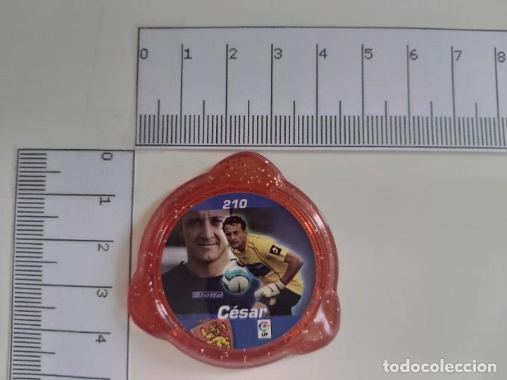 Fu&szlig;ball-Sticker: COLECCION KRAKS TAZO FUTBOL LIGA 2006 2007 06 07 PANINI N&ordm;210 CESAR-ZARAGOZA