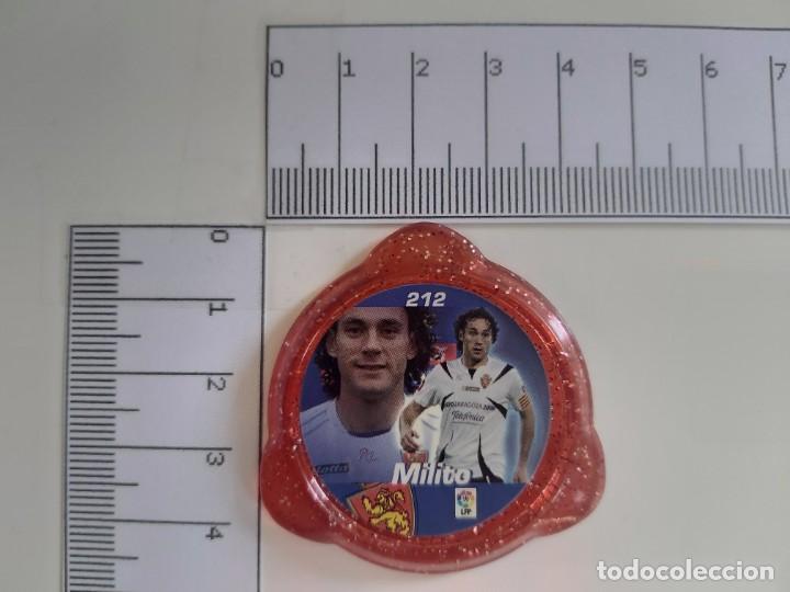 Fu&szlig;ball-Sticker: COLECCION KRAKS TAZO FUTBOL LIGA 2006 2007 06 07 PANINI N&ordm;212 MILITO-ZARAGOZA