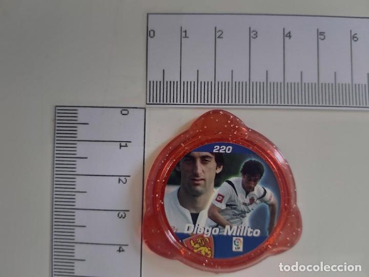 Fu&szlig;ball-Sticker: COLECCION KRAKS TAZO FUTBOL LIGA 2006 2007 06 07 PANINI N&ordm;220 DIEGO MILITO-ZARAGOZA
