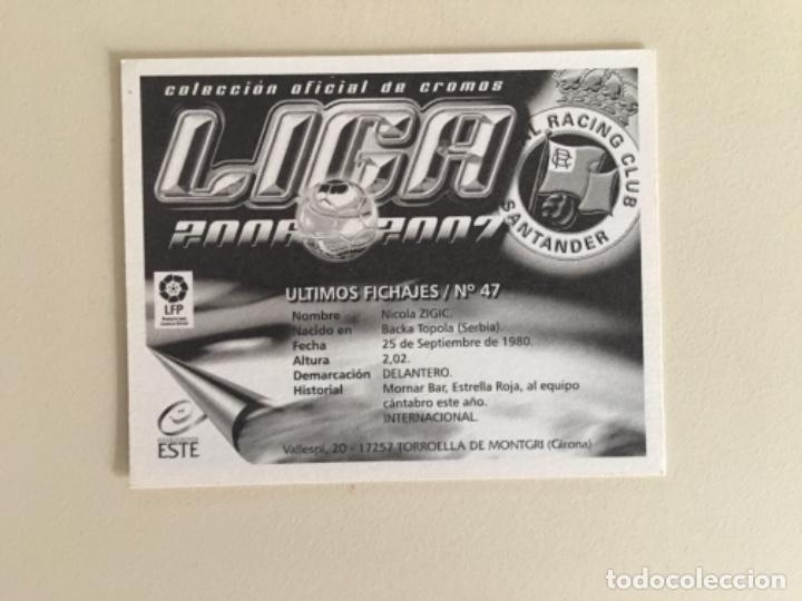 Cromos de f&uacute;tbol: Este 06-07 Zigic fichaje nunca pegado - Foto 2