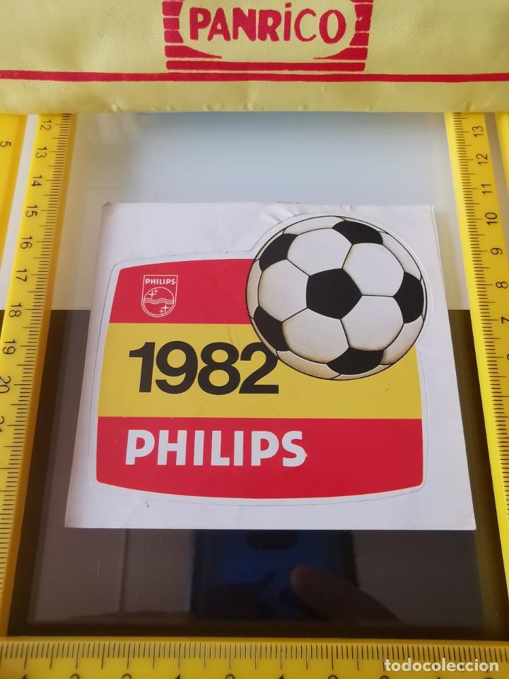 Fu&szlig;ball-Sticker: CROMO PEGATINA PUBLICIDAD MARCAS - TV PHILIPS MUNDIAL F&Uacute;TBOL ESPA&Ntilde;A 82