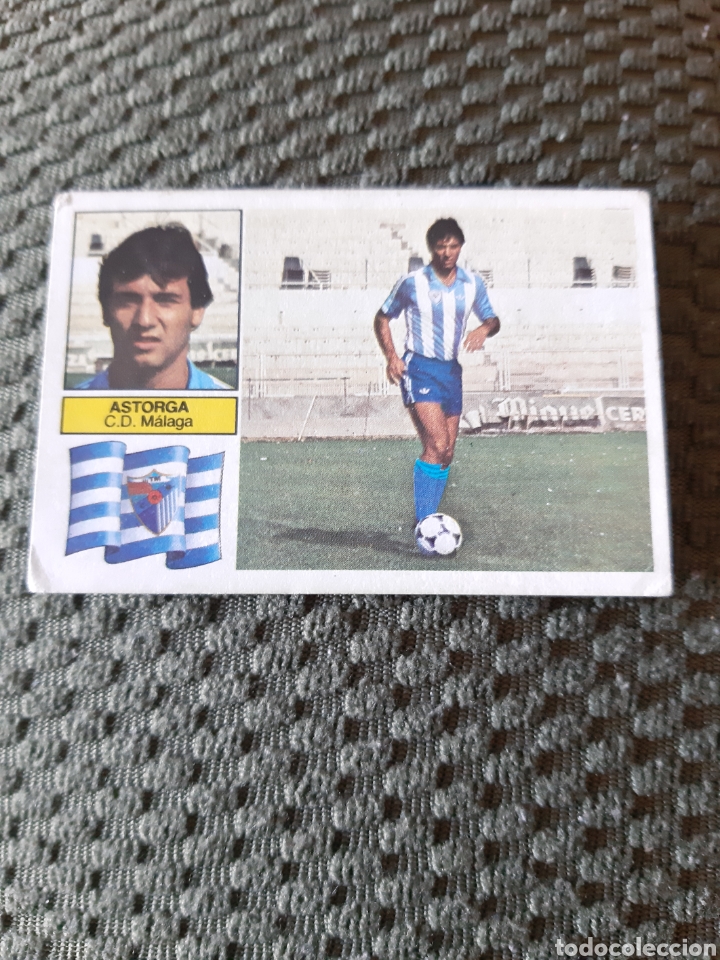 Cromos de f&uacute;tbol: EDICIONES ESTE 82 83 SIN PEGAR MALAGA ASTORGA - Foto 1