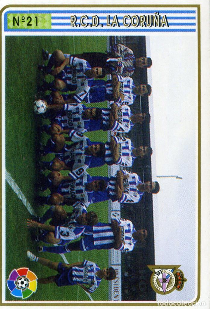 Figurine di Calcio: FICHAS DE LA LIGA 1994-95 - N&ordm; 1 PLANTILLA R.C.D. LA CORU&Ntilde;A