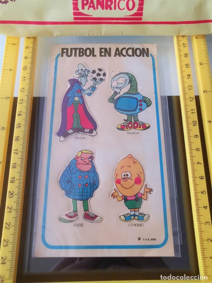 Fu&szlig;ball-Sticker: CROMO PEGATINA SIN PEGAR PUBLICIDAD TVE MASCOTAS F&Uacute;TBOL EN ACCI&Oacute;N MUNDIAL ESPA&Ntilde;A 82