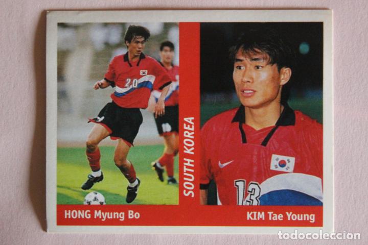 Cromos de F&uacute;tbol: CROMO DE FUTBOL HONG Y KIM DE COREA DEL SUR SIN PEGAR N&ordm; 189 MUNDIAL FRANCIA 98 DE DS COLLECTION