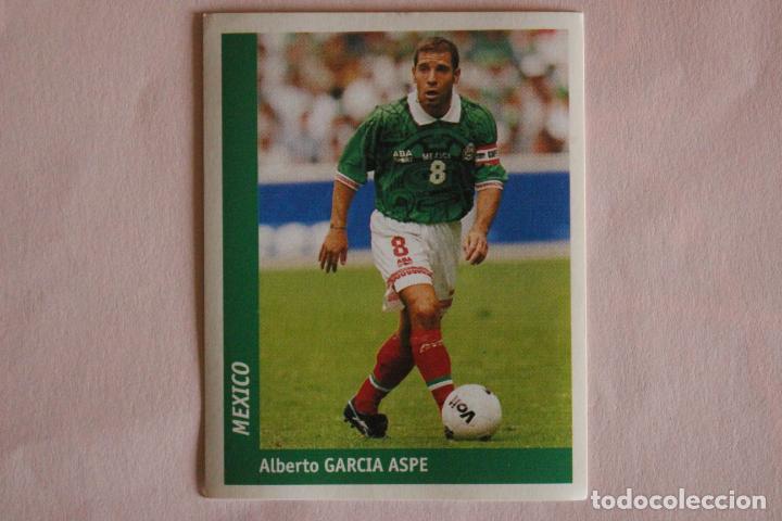 Cromos de F&uacute;tbol: CROMO DE FUTBOL GARCIA ASPE DE MEXICO SIN PEGAR N&ordm; 232 DE MUNDIAL FRANCIA 98 DE DS COLLECTION
