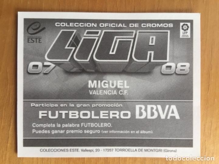 Cromos de f&uacute;tbol: Este 06-08 Miguel nunca pegado - Foto 2