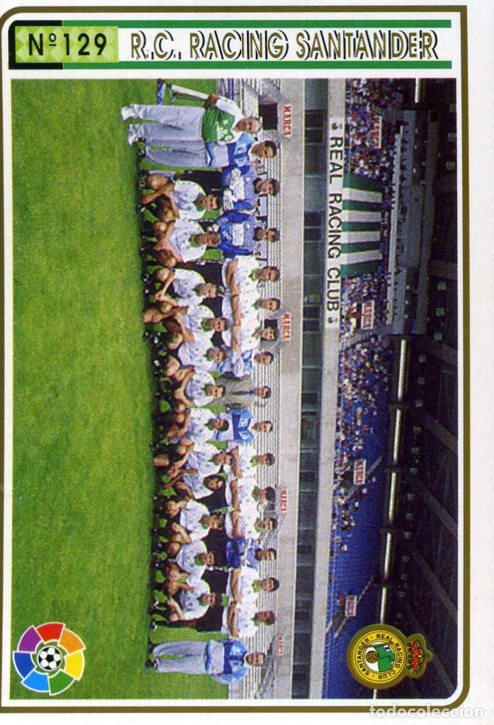 Cromos de f&uacute;tbol: FICHAS DE LA LIGA 1994-95 - N&ordm; 129 - PLANTILLA RACING SANTANDER