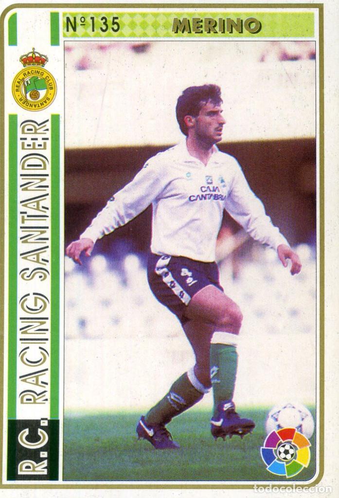 Cromos de f&uacute;tbol: FICHAS DE LA LIGA 1994-95 - N&ordm; 135 MERINO - RACING SANTANDER