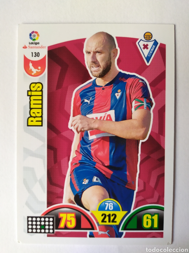 Cromos de f&uacute;tbol: Adrenalyn 2017 2018 panini Ramis n&deg; 130 Eibar - Foto 1