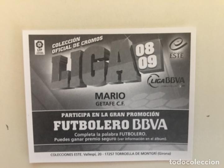 Cromos de f&uacute;tbol: Este 08-09 Mario nunca pegado - Foto 2