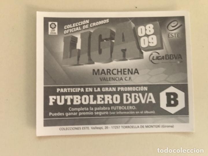 Cromos de f&uacute;tbol: Este 08-09 Marchena nunca pegado - Foto 2