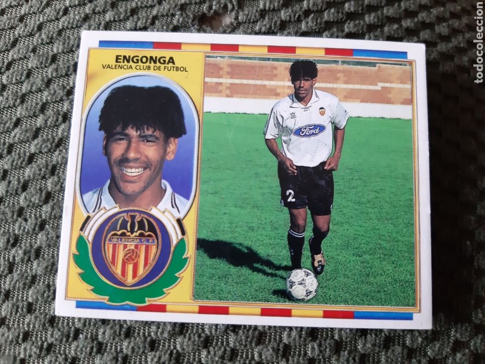 Cromos de f&uacute;tbol: EDICIONES ESTE 96 97 ENGONGA VALENCIA NUEVO - Foto 1