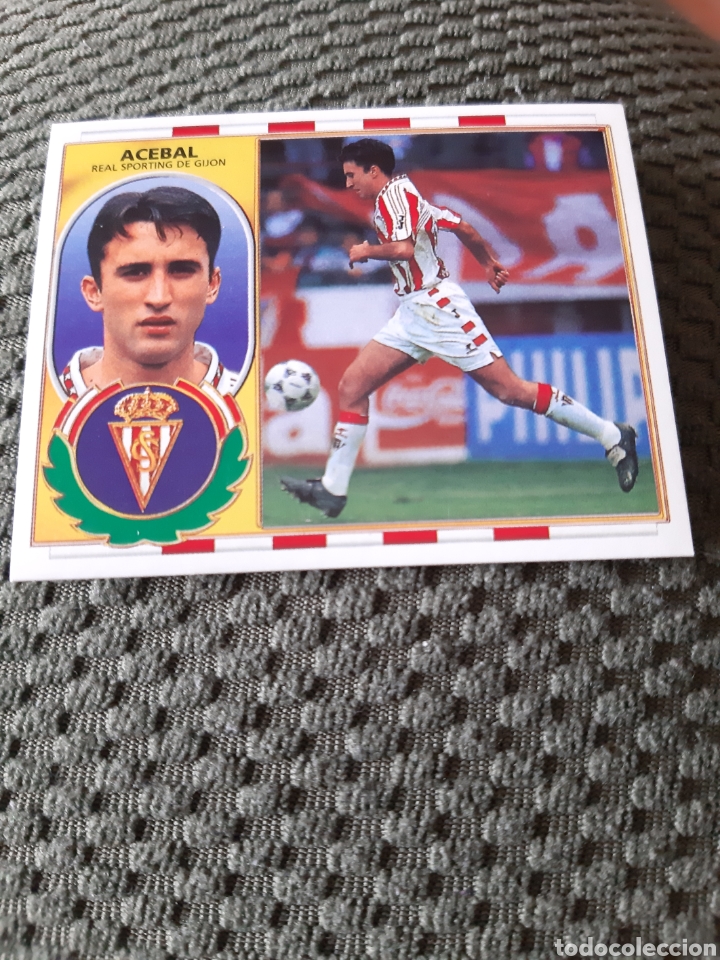Cromos de f&uacute;tbol: EDICIONES ESTE 96 97 ACEBAL SPORTING GIJON NUEVO - Foto 1