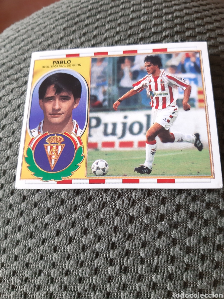 Cromos de f&uacute;tbol: EDICIONES ESTE 96 97 NUEVO SPORTING GIJON PABLO - Foto 1