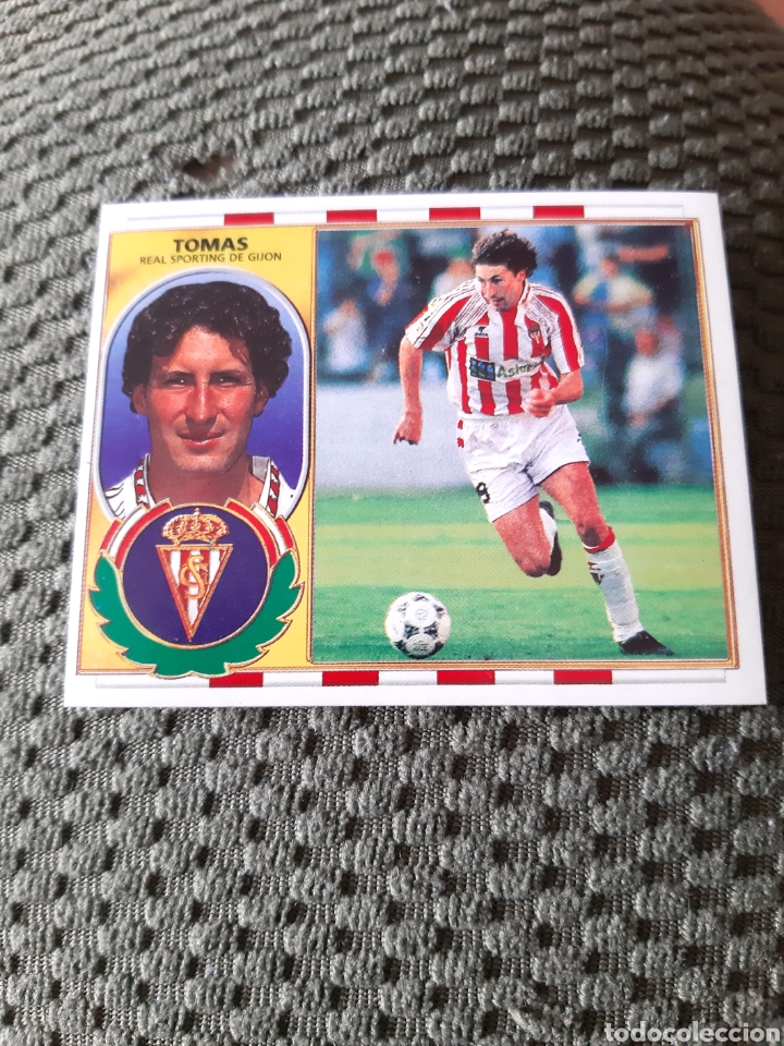Cromos de f&uacute;tbol: EDICIONES ESTE 96 97 NUEVO SPORTING GIJON TOMAS - Foto 1