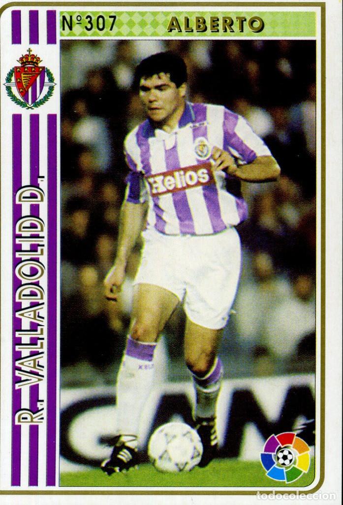Football Stickers: FICHAS DE LA LIGA 1994-95 - N&ordm; 307 ALBERTO - R. VALLADOLID