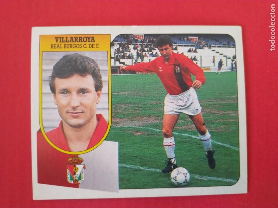Figurine di Calcio: Cromo baja Villarroya liga este 91 92 1991 1992