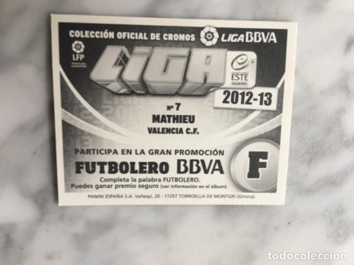 Cromos de f&uacute;tbol: Este 12-13 Mathieu nunca pegado - Foto 2