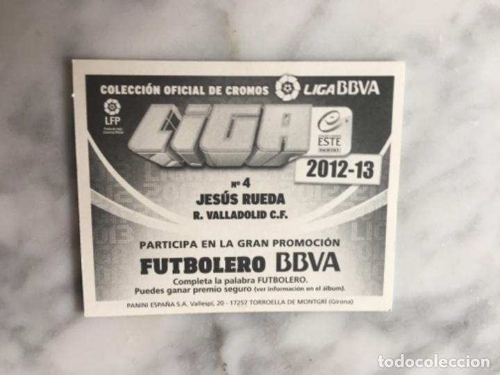 Cromos de f&uacute;tbol: Este 12-13 Jes&uacute;s Rueda nunca pegado - Foto 2