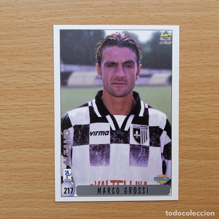 Cartes &agrave; collectionner de Football: 217 MARCO GROSSI / CALDERONI - ALZANO MUNDICROMO CALCIATORI 2000 1999 ITALIA 99 00