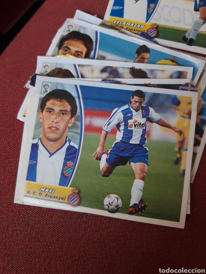 Cromos de f&uacute;tbol: MAXI ESpa&ntilde;ol VENTANILLA ESTE 2003 2004 03 04 conserva trasera entera - Foto 1