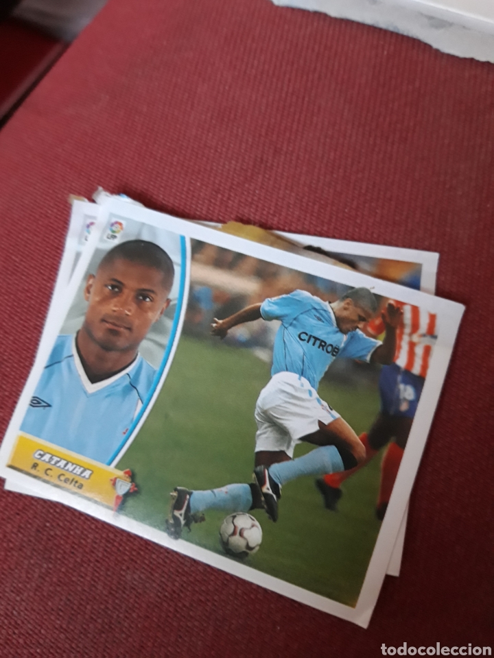 Cromos de f&uacute;tbol: CATANHA CELTA VENTANILLA ESTE 2003 2004 03 04 conserva trasera entera - Foto 1